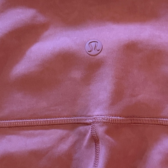 Lululemon sz 4 Always On High-Rise Tight 28" Sky Wash Print Rustic Clay like new - Picture 5 of 14